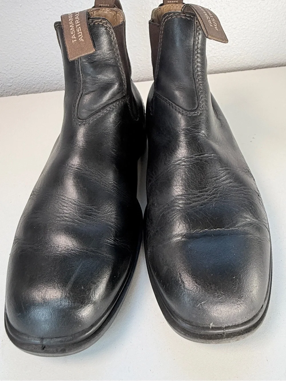 Blundstone Black Leather Chelsea Ankle Boots Australia Mens Size 9